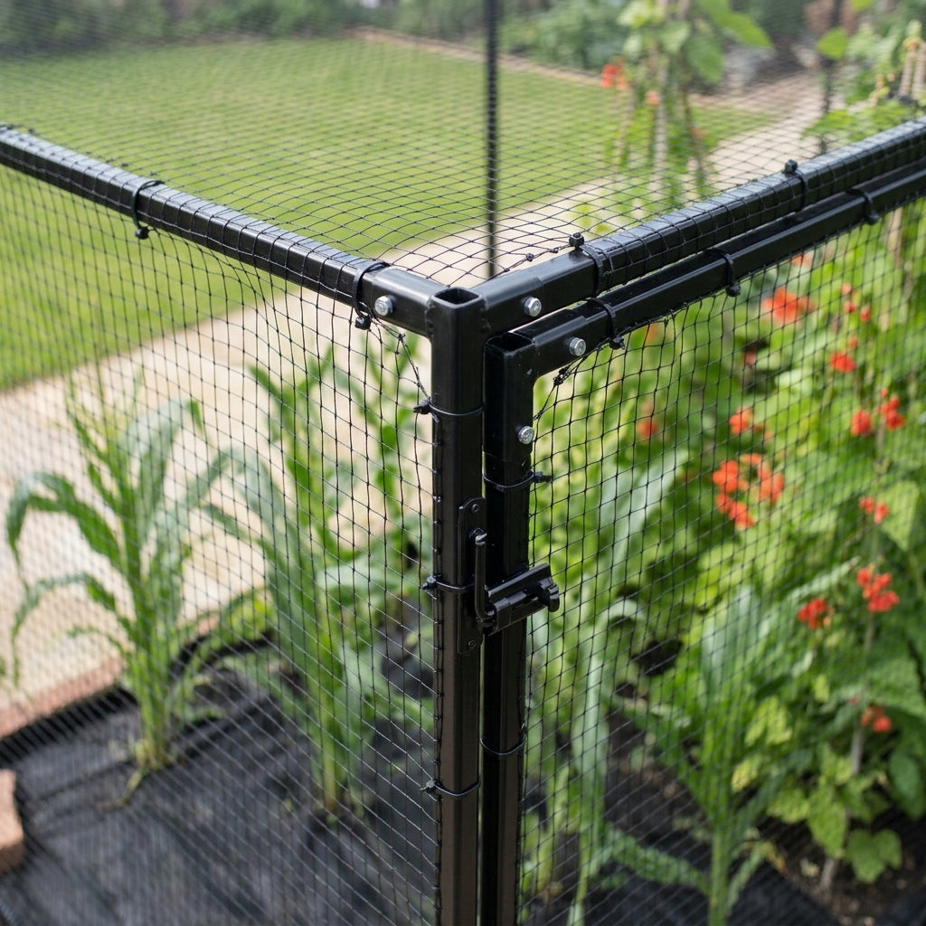 2m High Steel Vegetable Cage with Butterfly Netting, photo 2