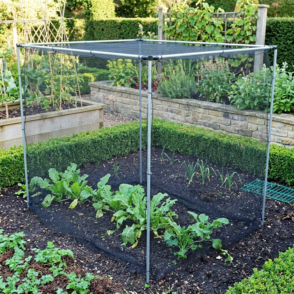 1.2m High Vegetable Cage with Stormproof Netting, photo 1