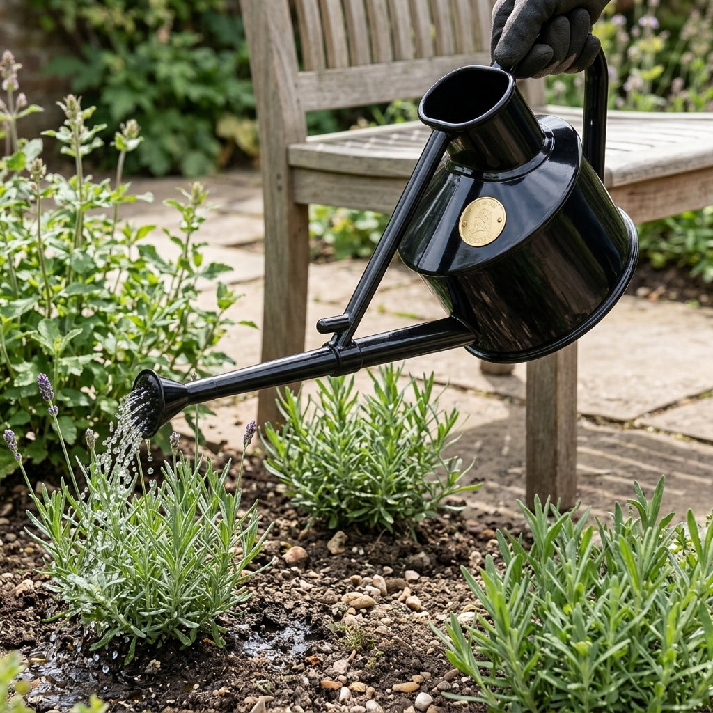 Watering Can Black Plastic, photo 1