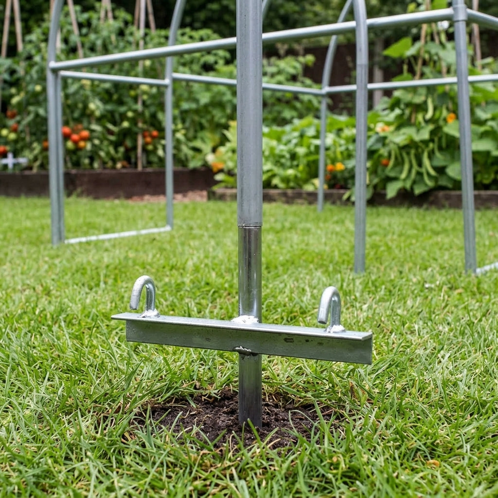 45cm Steel Ground Anchors for High Top Hoops, photo 1
