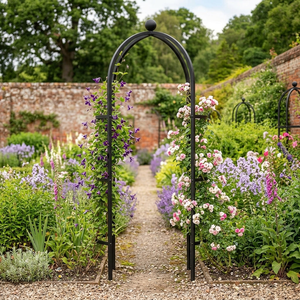 2.3m Grand Round Obelisk Matt Black, photo 1