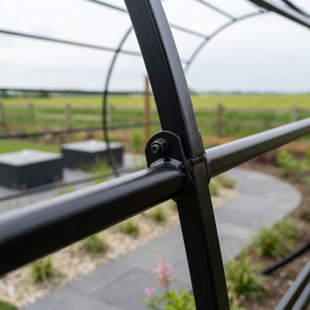 Moon Gate Pergola - Contemporary Round Design (view 2)