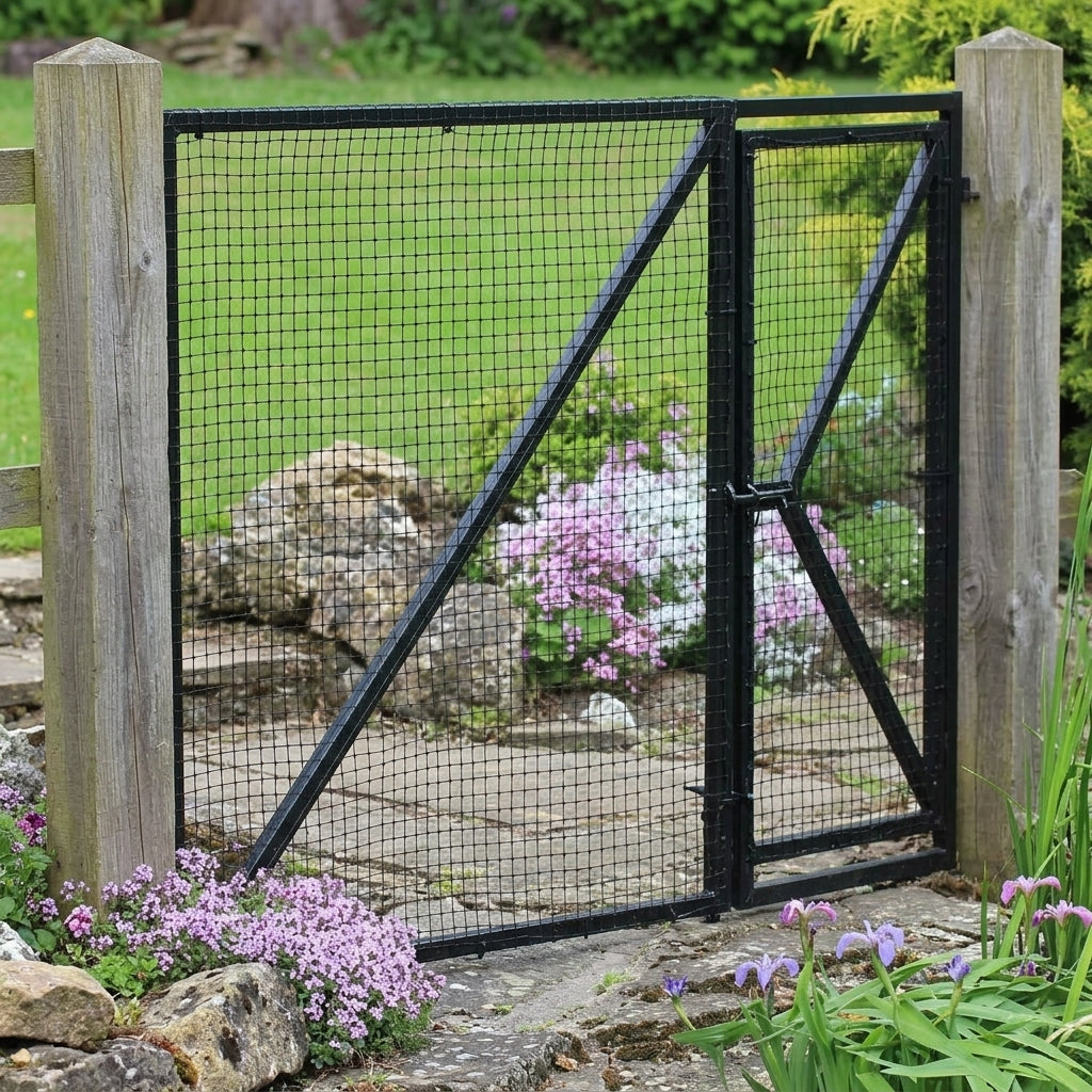 Flat Steel Pond Covers with Polyethylene Netting