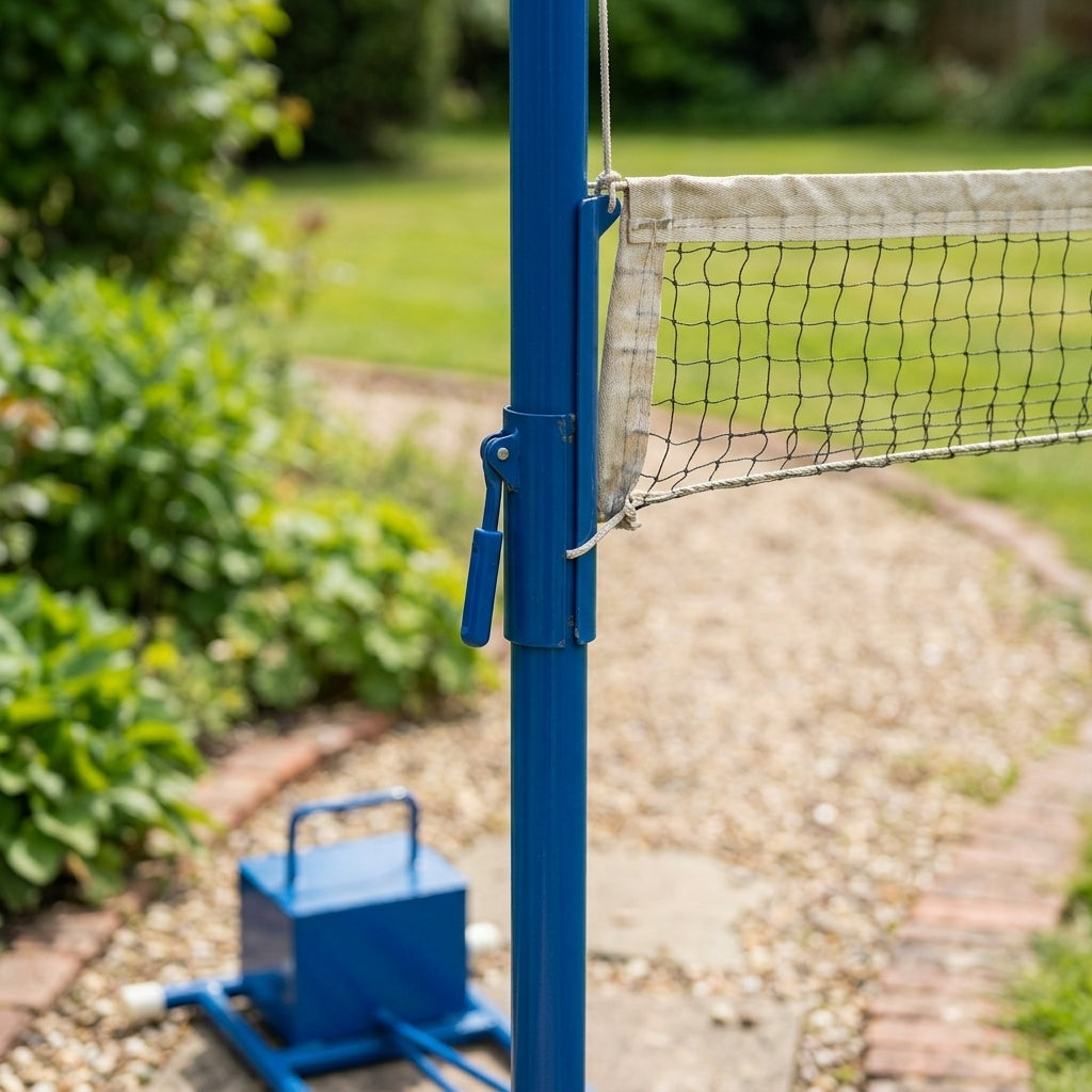 Combination Volleyball/Badminton Posts & Net Set (view 2)