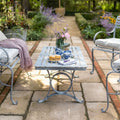 Rectangular Coffee Table Set with Curved Legs