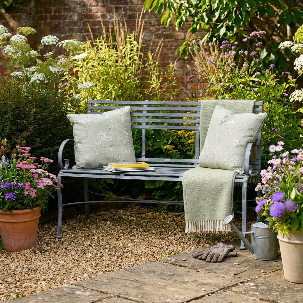 3 Seater Garden Bench with Back, photo 1