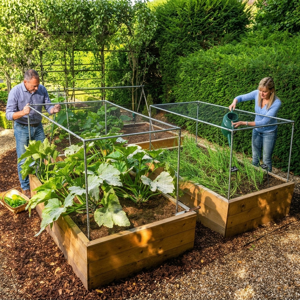 Wooden Raised Beds for Gardening