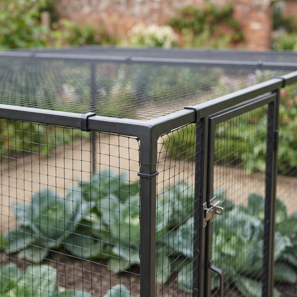1.2m H Vegetable Cage with Butterfly Netting (view 2)