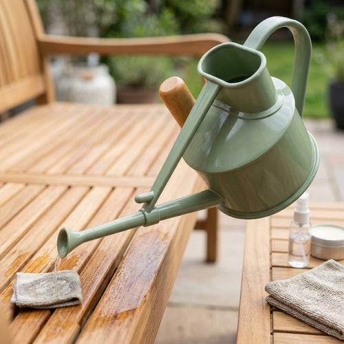 0.7L Indoor Watering Can Green Plastic (view 2)
