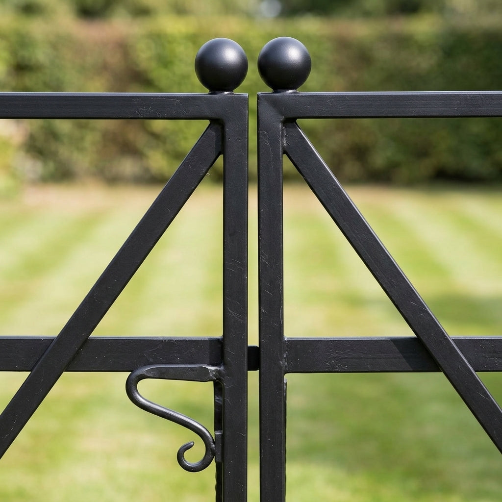 Estate Fence Gate - X Brace Design, photo 2