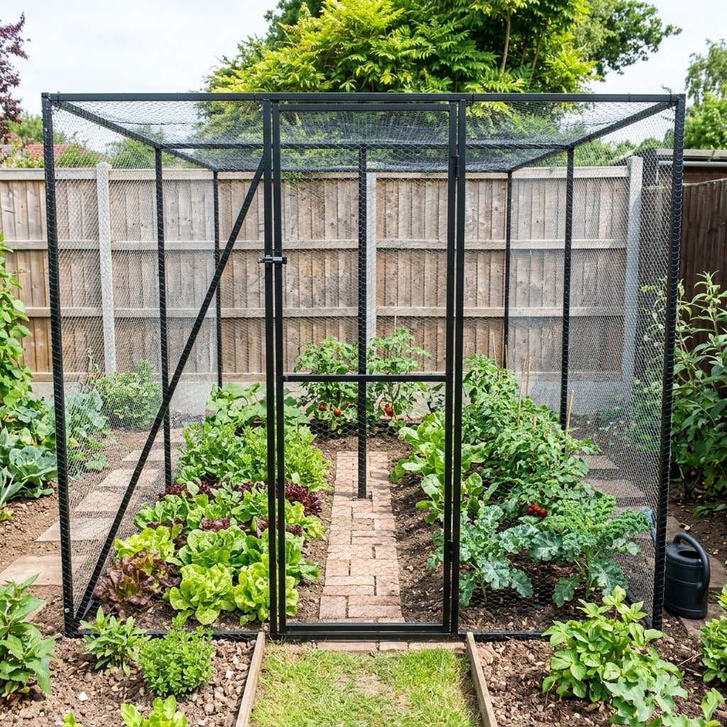 Heavy Duty Steel Chicken Cages with Netting and Door, photo 1