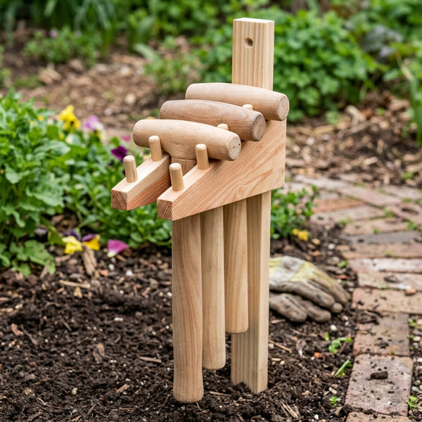 Large Tool Rack for 4 Garden Tools