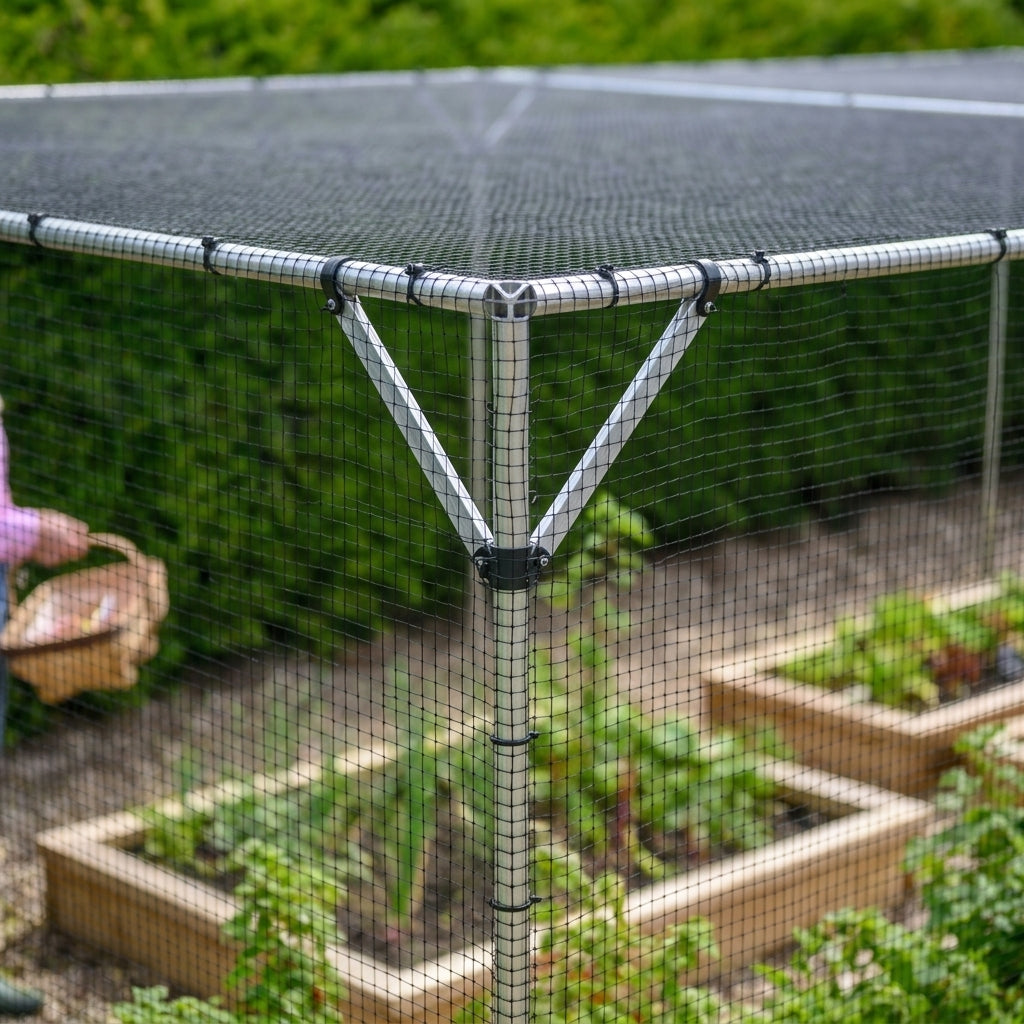 Aluminium Fruit Cage Walk-In Structure (view 2)