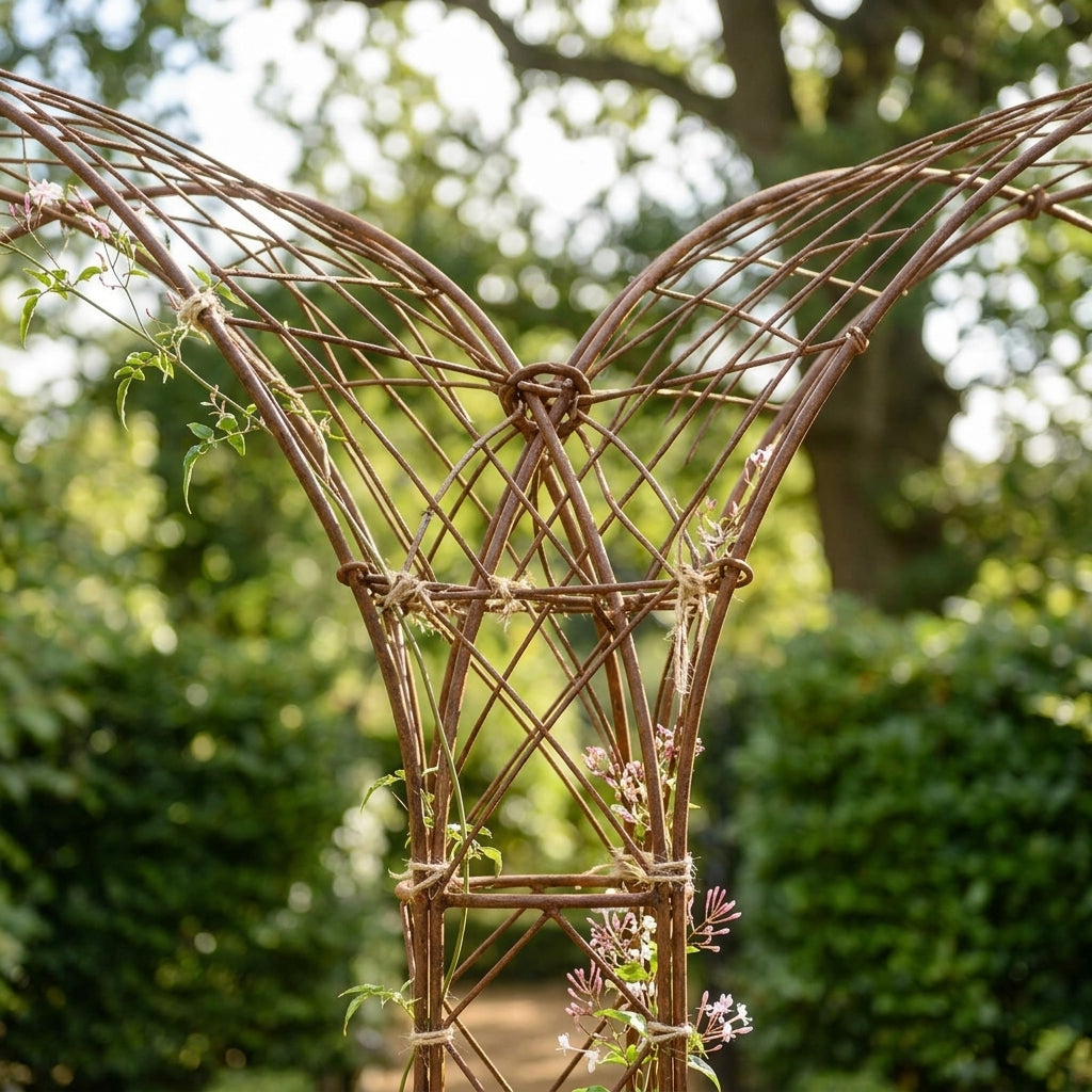 Linked Vintage Wire Arches - Rust Finish, photo 2