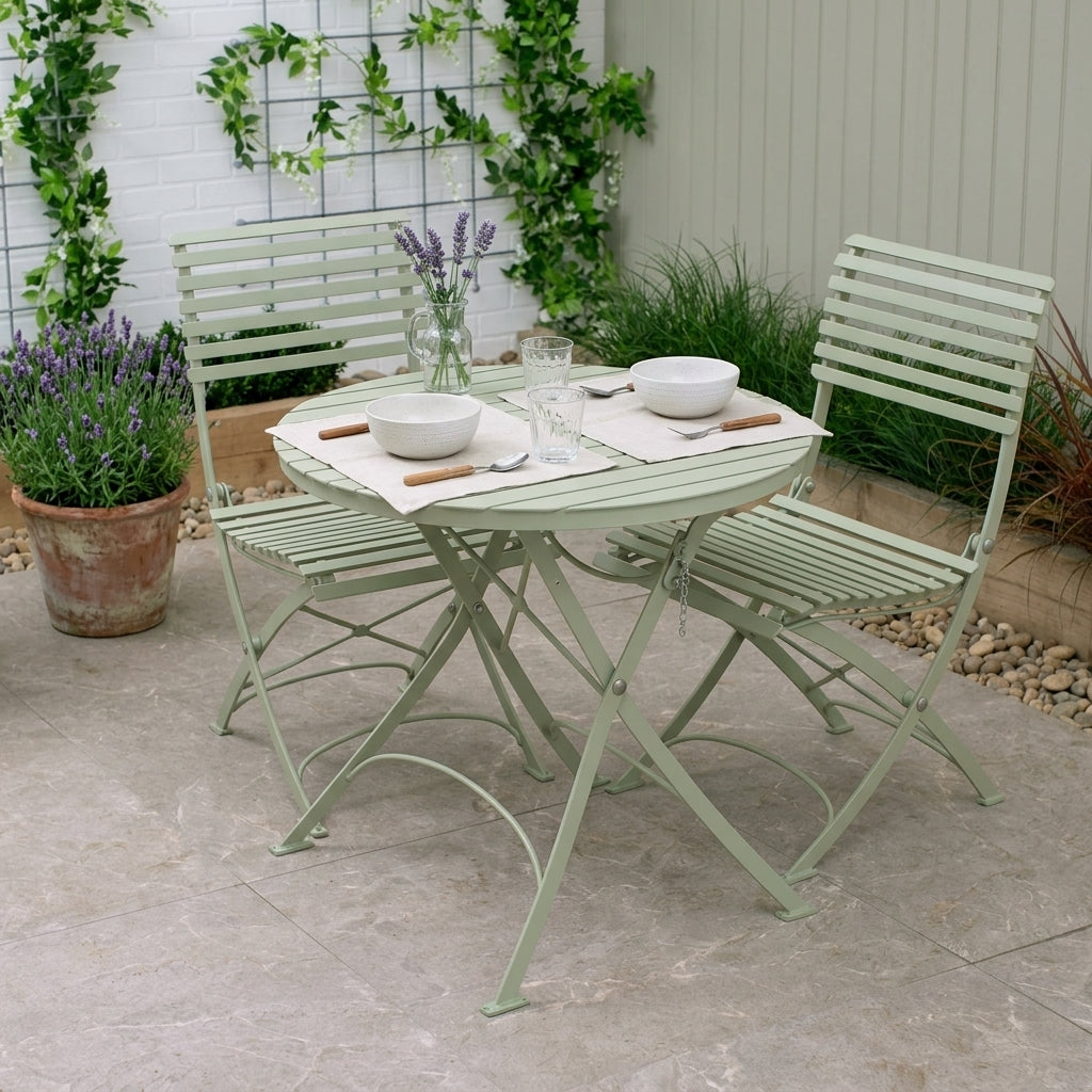 Folding Bistro Table Lichen Green