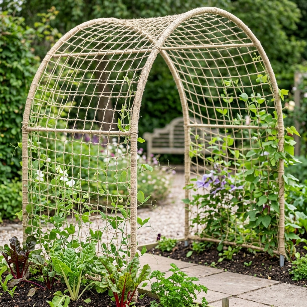 2m x 5m Jute Netting for Climbing Plants