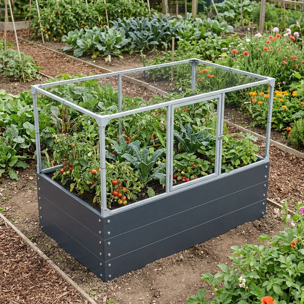 Metal Raised Bed with Distinctive Coach Bolt Fixings, photo 1