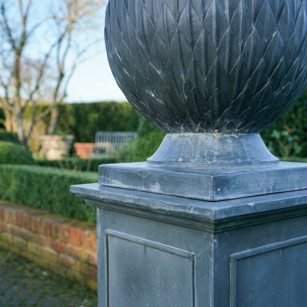 Zinc Pedestals - Pre-Weathered Finish (view 2)