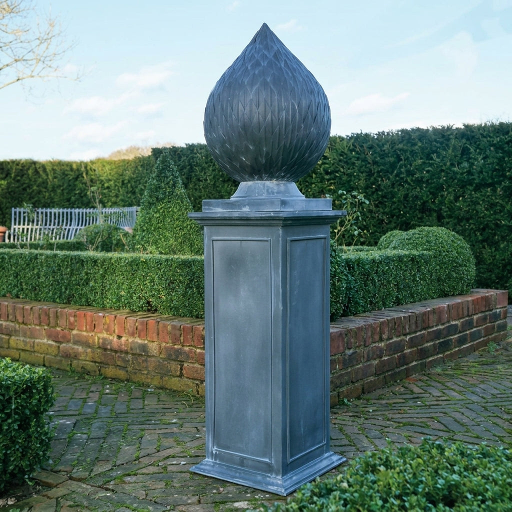 Zinc Pedestals - Pre-Weathered Finish