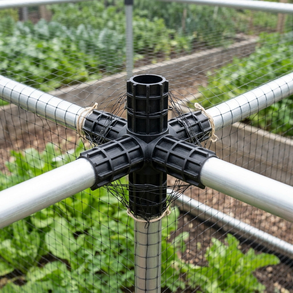 Spare Connectors for 25mm Aluminium Fruit Cage Tubing, photo 2