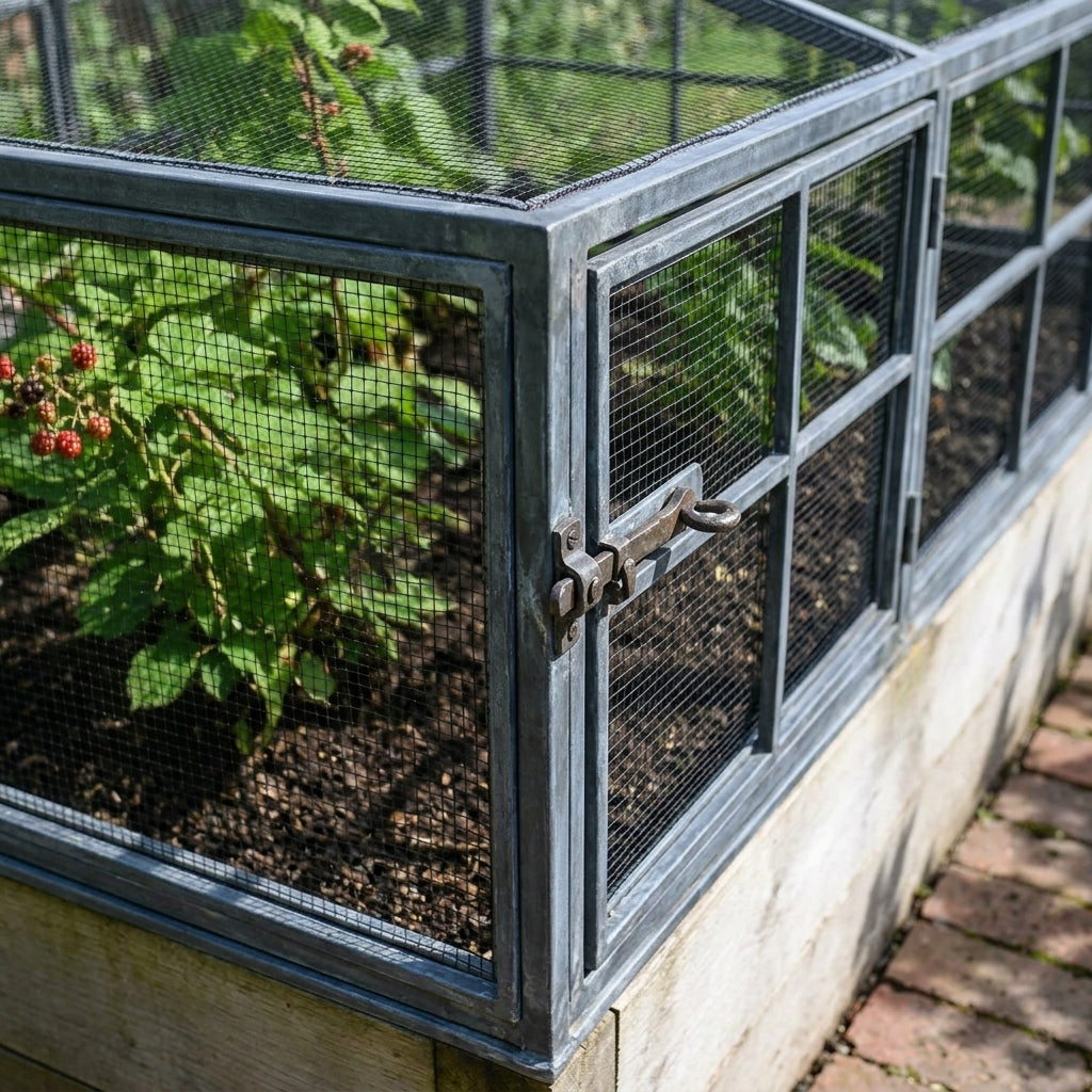Round Steel Planter 17th Century Design (view 2)