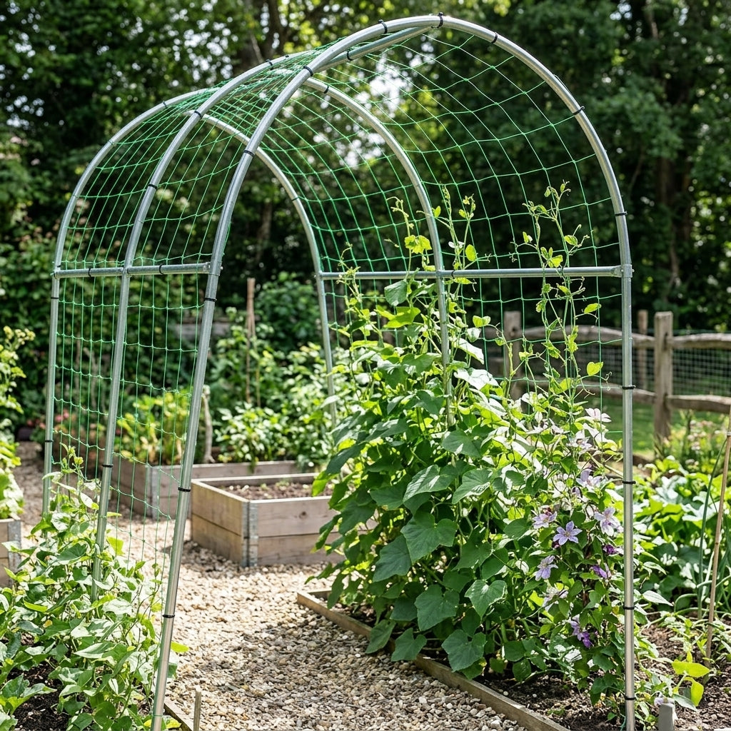 Extruded Polyethylene Mesh Netting for Plant Support, photo 1