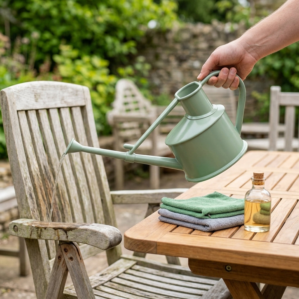 0.7L Indoor Watering Can Green Plastic