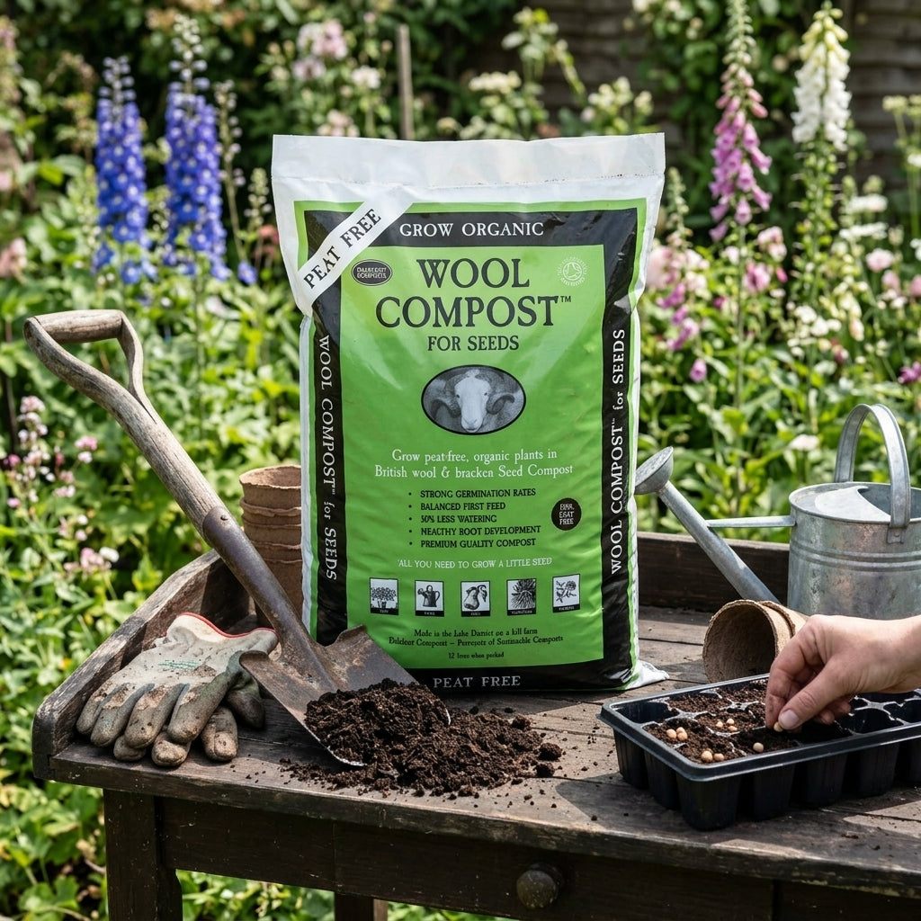 12 Litre Seed Compost Peat Free Wool Blend, photo 1