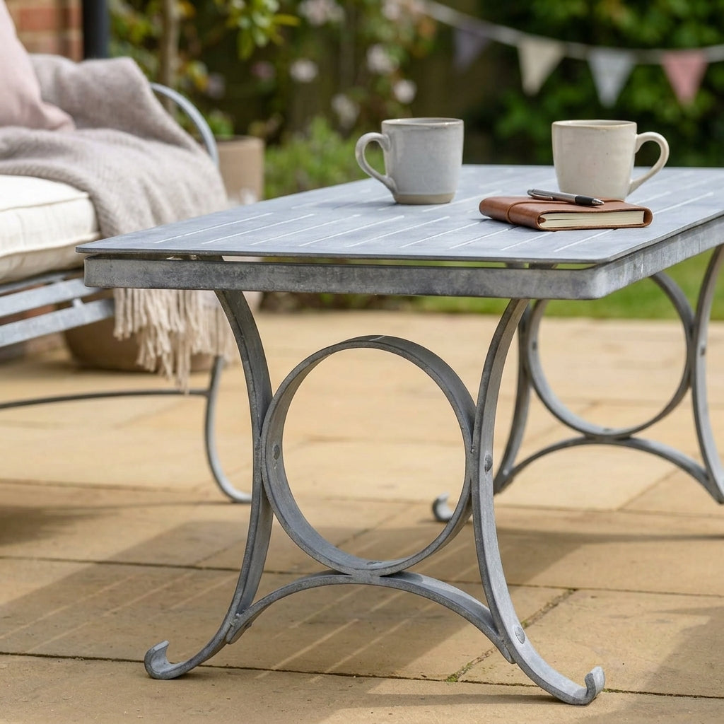 1400mm Coffee Table with Curved Legs (view 2)