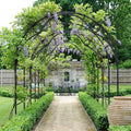Garden Pergola with Roman Arch Design