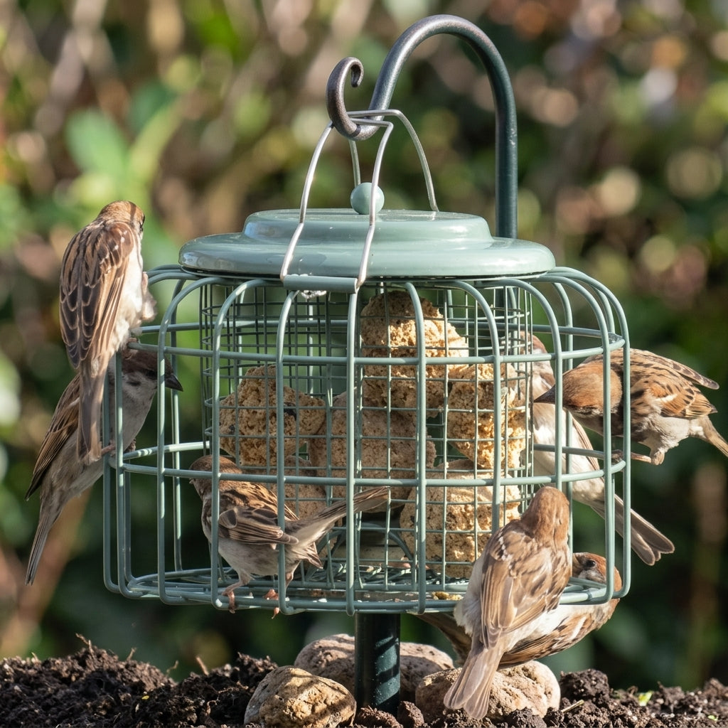 Oval Suet Feeder Ocean Green, photo 2
