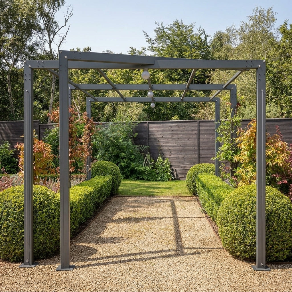Pergola Walkway Aluminium Anthracite Grey