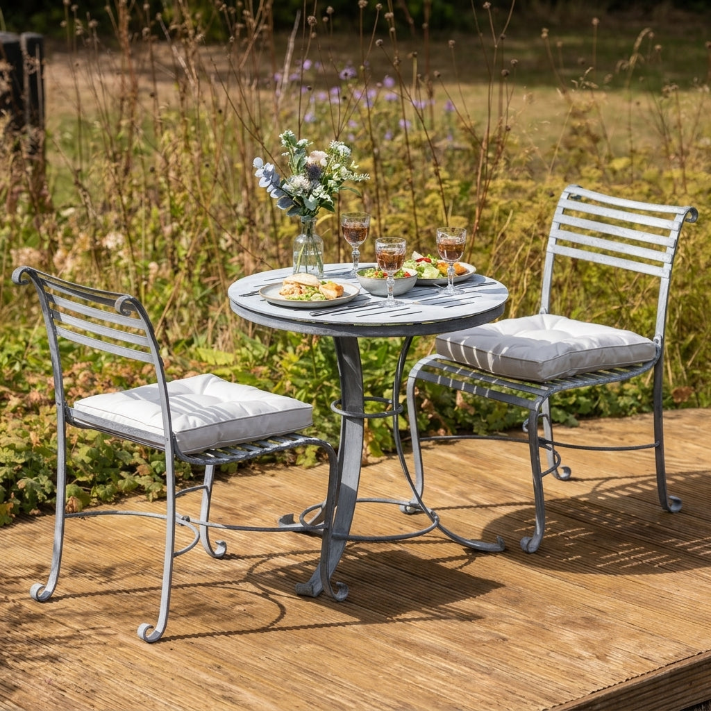 Round Bistro Table 2-Seater Traditional Design