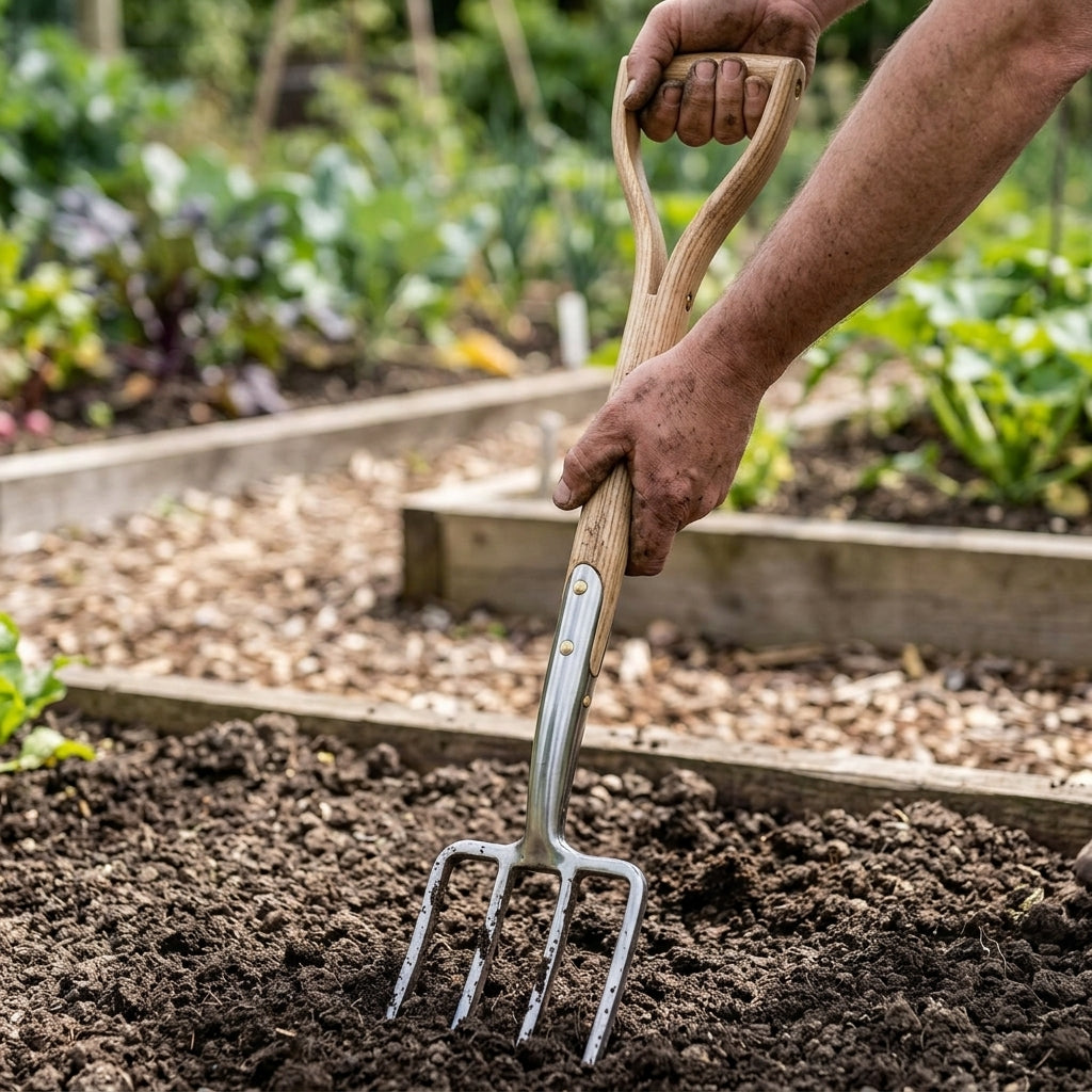 Digging Fork Stainless Steel Long Handle, photo 2