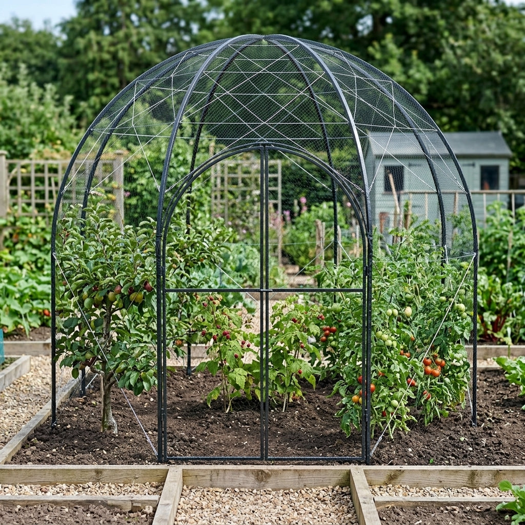 Fruit Tree Gazebo - Galvanised Steel Structure, photo 1
