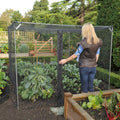Double Zip Net Access Strips for Crop Protection