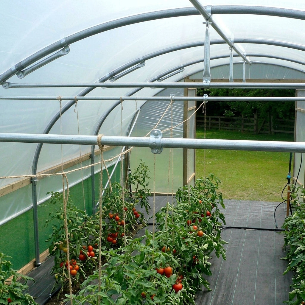 8ft Polytunnel Crop Bar Kit Galvanised Steel