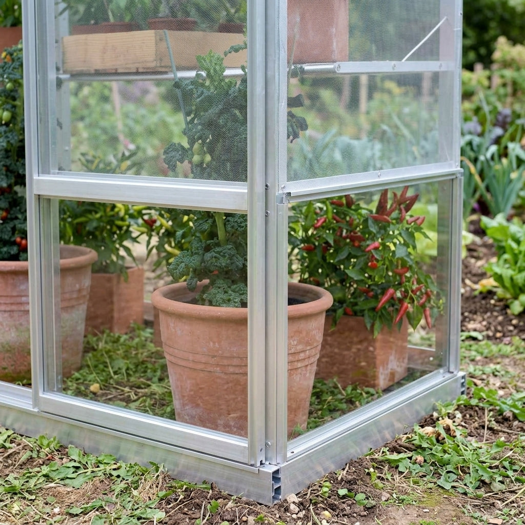 1.21m Midi Growhouse Natural Finish (view 2)