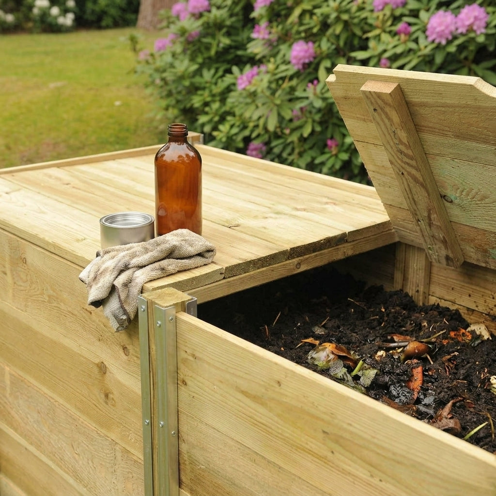Slot and Slide Compost Bin - High Pressure Treated Softwood (view 2)