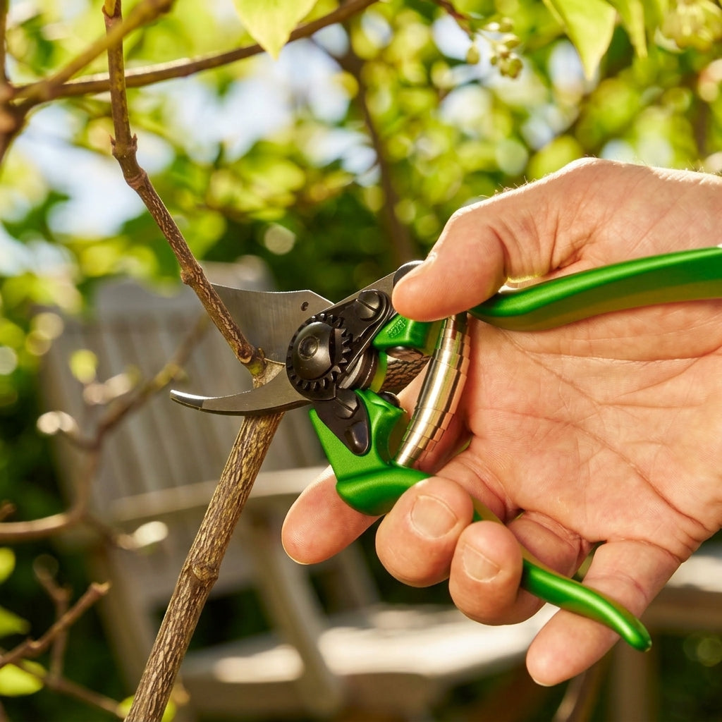 Felco 6 Secateurs - Power Green - Ergonomic Design (view 2)