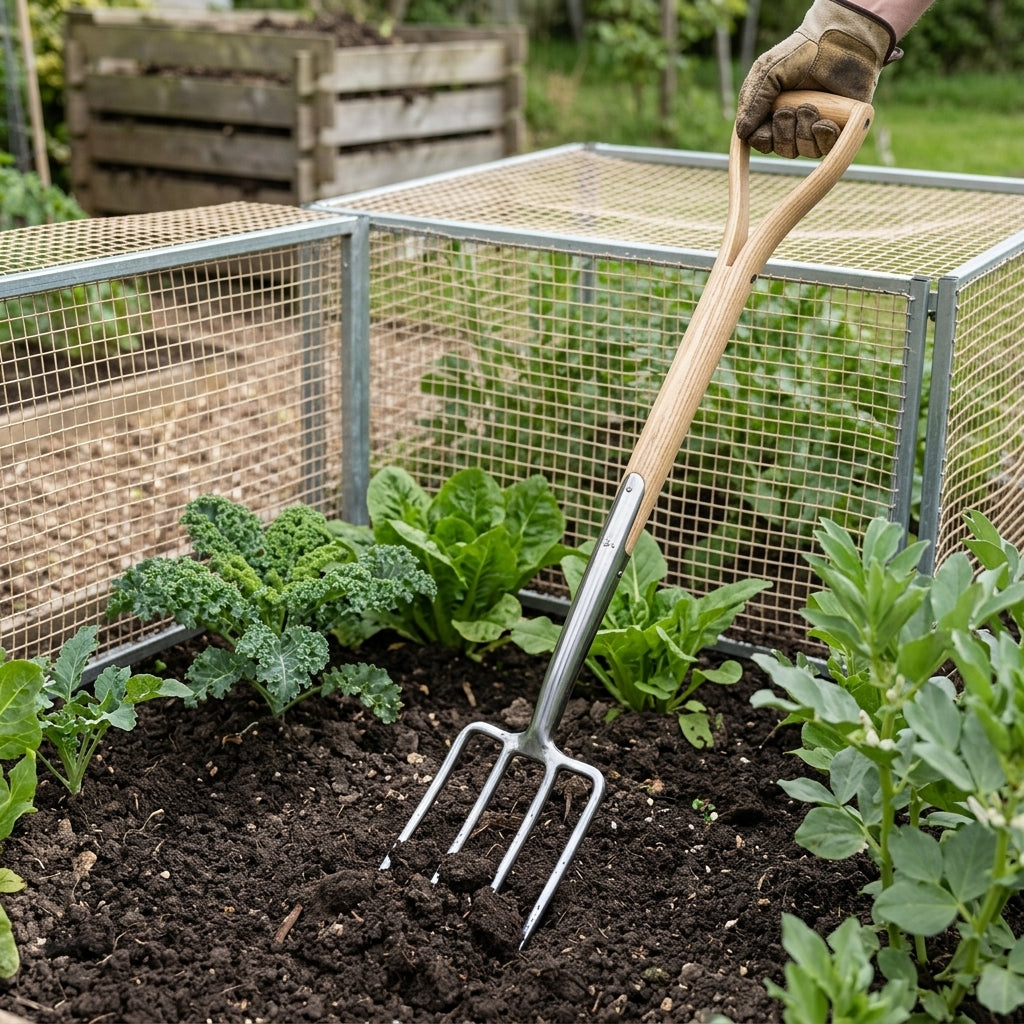 Digging Fork Stainless Steel Long Handle
