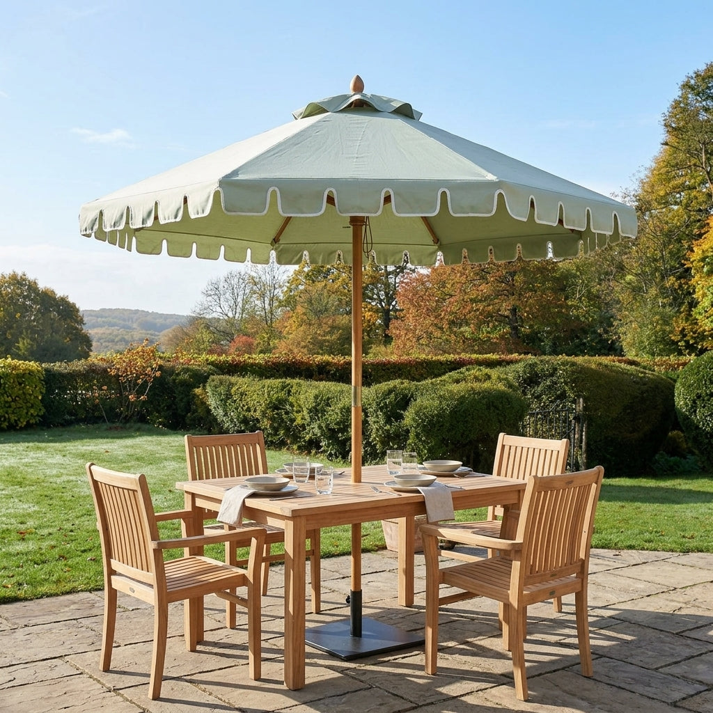 Castellated Parasol Light Green, photo 1