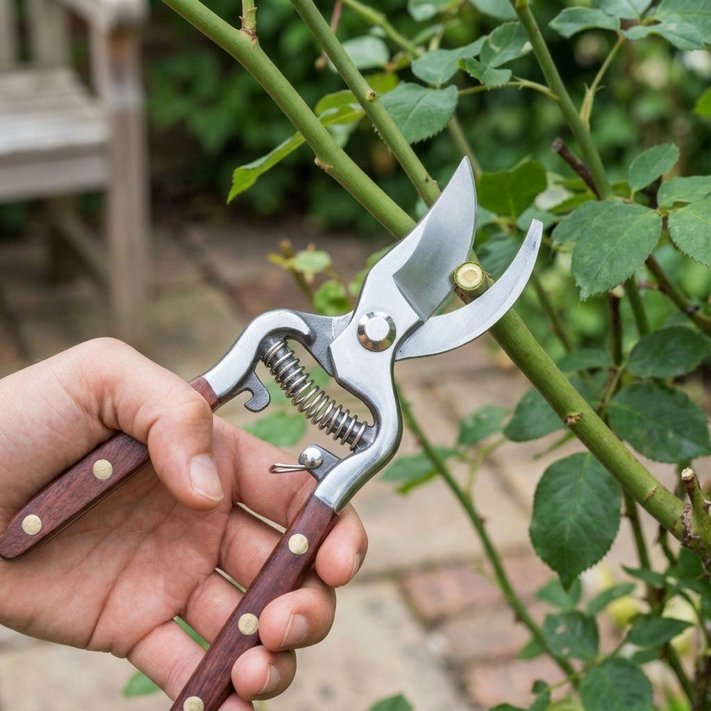 Stainless Steel Secateurs with Bypass Action (view 2)