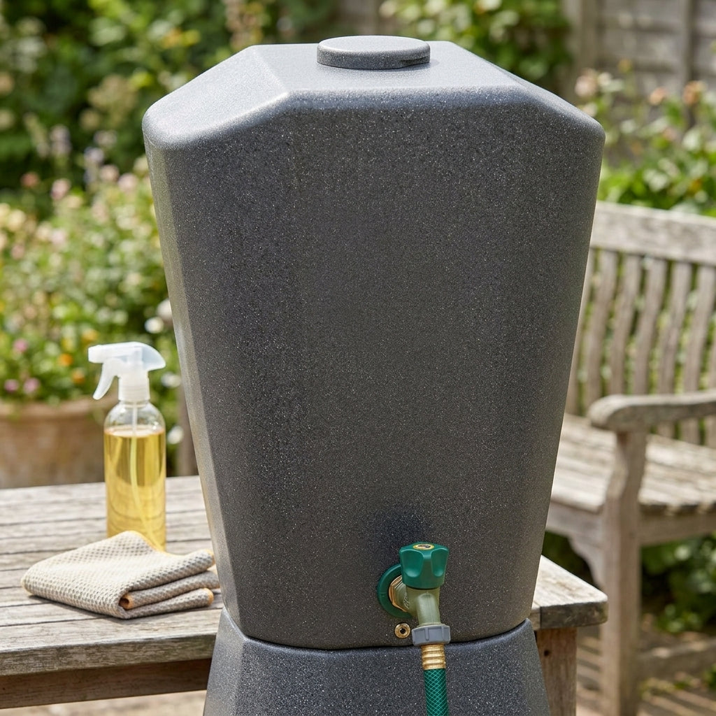 300L Water Butt Polyethylene with Hoselock Tap, photo 2