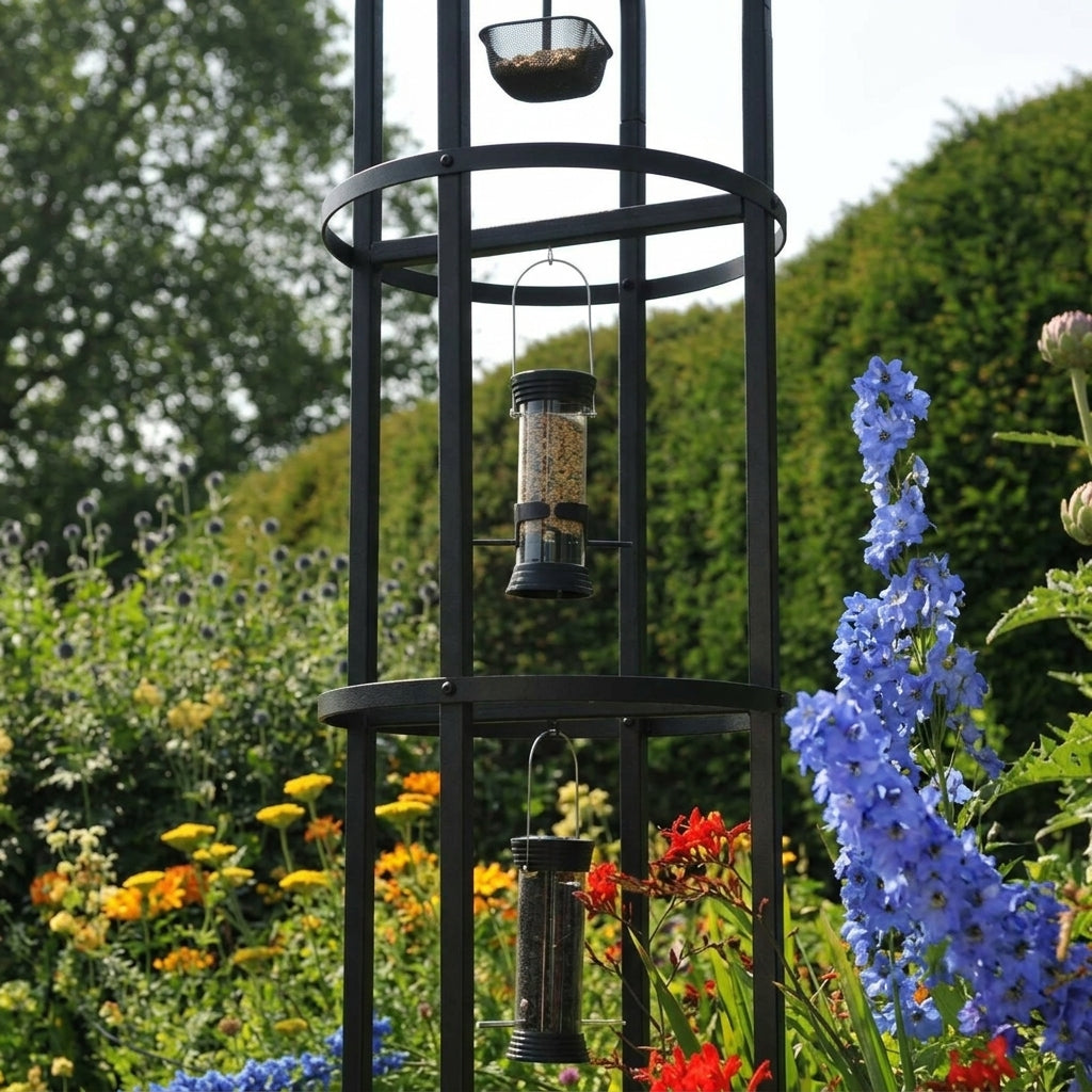 Bird Feeding Station with Crown Top Design, photo 2