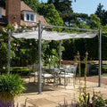 1.8m Dining Table Set with Traditional Pergola