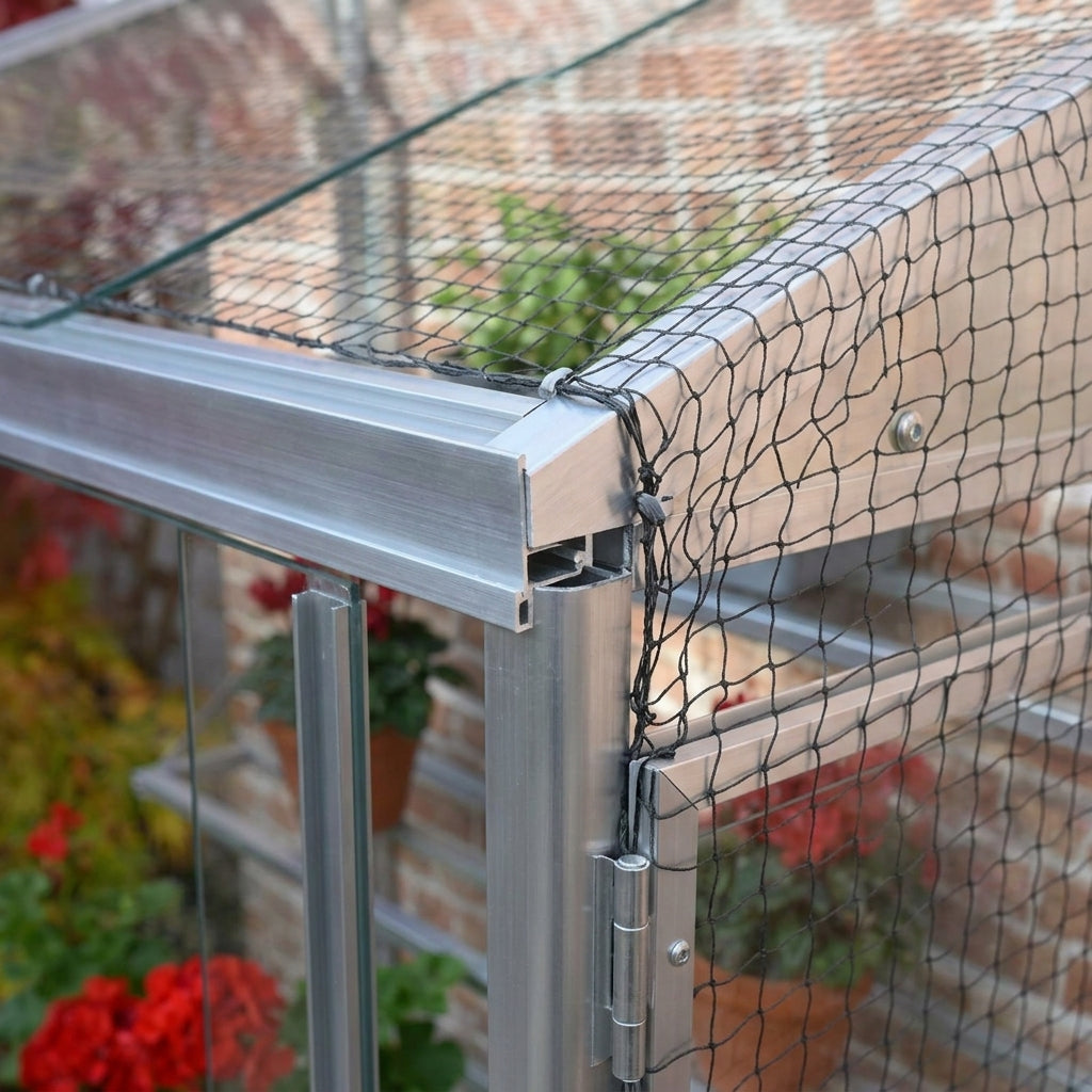 Double Mini Greenhouse Lean-To (view 2)