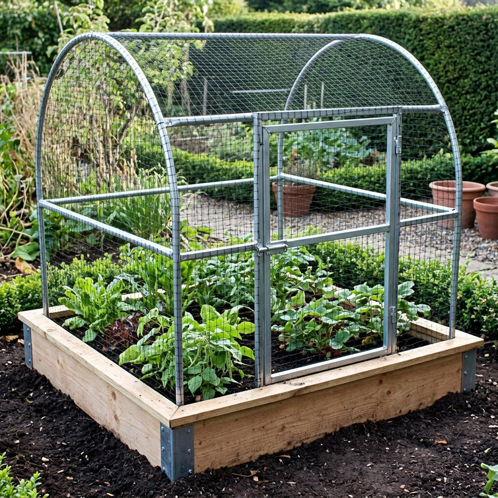Hoop Brackets for Wooden Raised Beds Set of 4, photo 1
