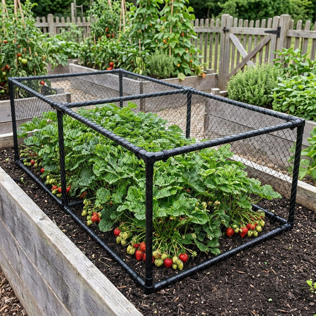 Strawberry Cage with Heavy Duty Bird Netting, photo 1