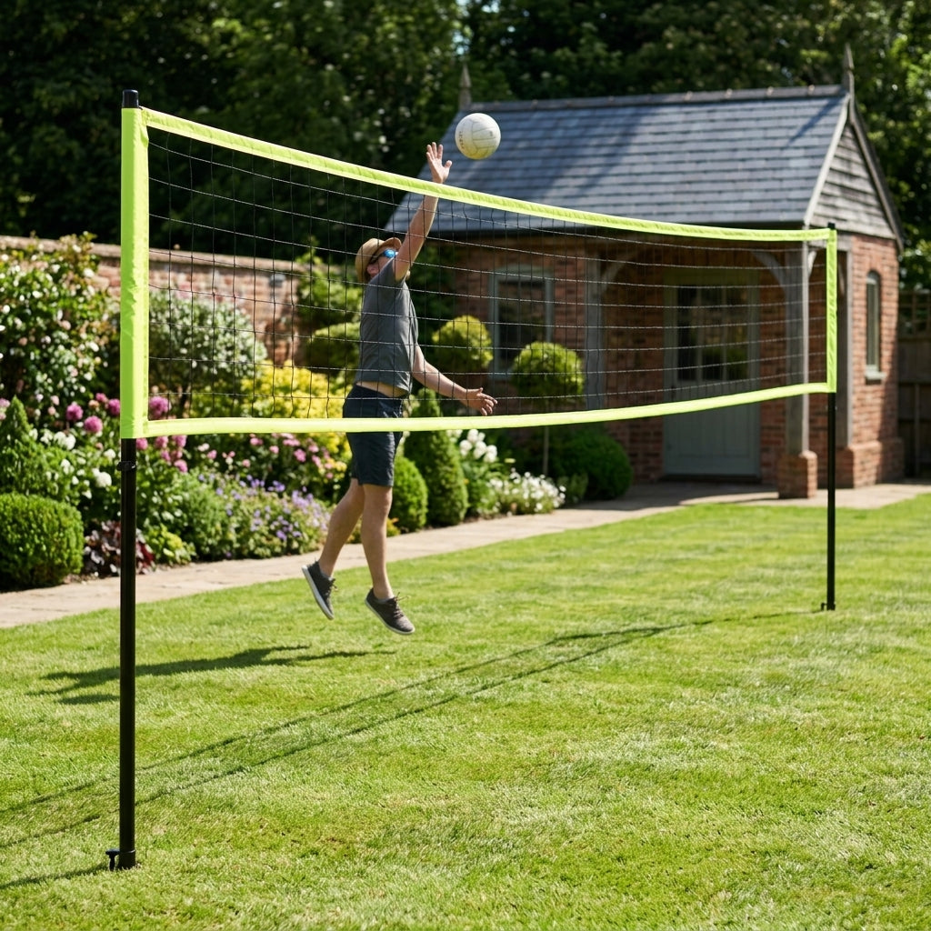 Height Adjustable Portable Volleyball Set